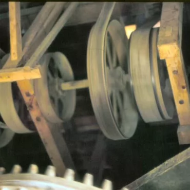 Inside a working Windmill All of these photographs were taken with my Canon F1 and scanned from the slides. Quality is therefore somewhat lacking!